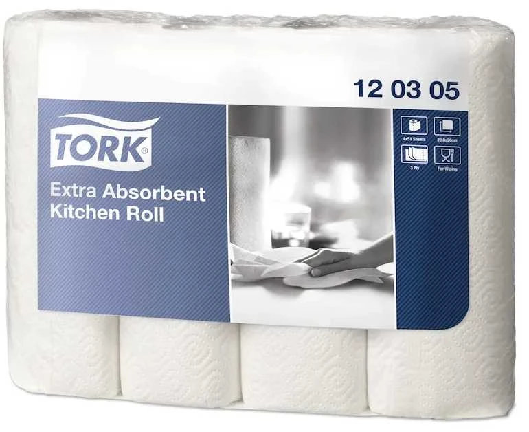 „Tork Extra Soft“ trisluoksniai popieriniai rankšluosčiai K1 120305 12,2 m 48 ritinėliai/dėžutė