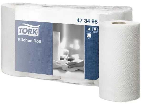 Tork Popierinis rankšluostis Plus 2 sluoksnių 20,4 m baltas, 5 pakuotės x 4 ritiniai/dėžė