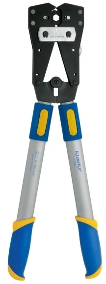 Klauke „Syncro“ užspaudimo įrankis kabelių antgaliams ir užspaudžiamoms įvorėms (DIN 46235/DIN 46267 1 dalis) 6–120 mm2