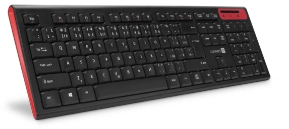 Connect IT CKB-3000-CS klaviatūra Uniwersalne RF belaidė Juodas, Raudona
