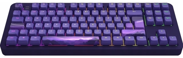 Klaviatūra Dark Project ALU87B Celestial, G3MS Voidstone Switch, UK/DE/AT/ES/IT/FI/NO/SE/DK