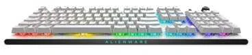 Dell Alienware Tri-Mode Belaidė klaviatūra žaidimams - AW920K - US (QWERTY) - Lunar Light