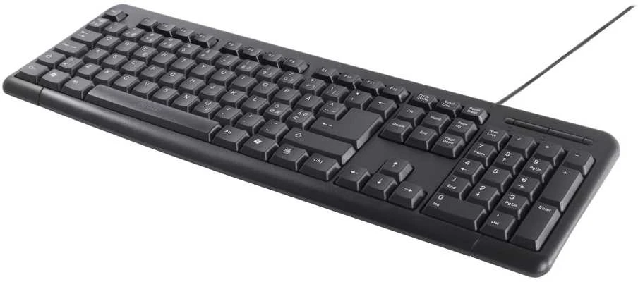 Klaviatūra Deltaco TB-53 - Full-size (100%) - su laidu - USB - QWERTY - Juodas