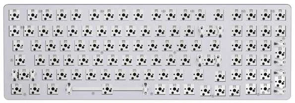 Klaviatūra Glorious PC Gaming Race GMMK 2 Full Size klaviatūros korpusas ANSI išdėstymas