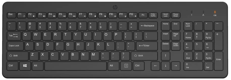 Klaviatūra HP 220 (220 Belaidė klaviatūra-UK)