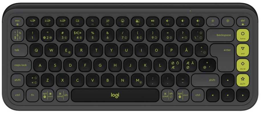 Klaviatūra Logitech Pop Icon Keys SWE (W), grafitas