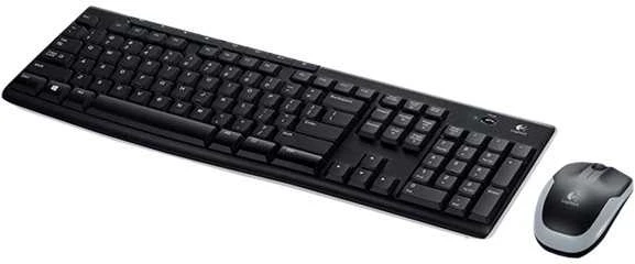 Logitech MK270 klaviatūra Radijo dažnio belaidė QWERTY Italų kalba Juoda