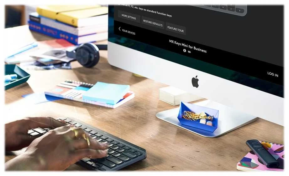 Bevielė klaviatūra Logitech MX Keys Mini For Business, US, Grafitas