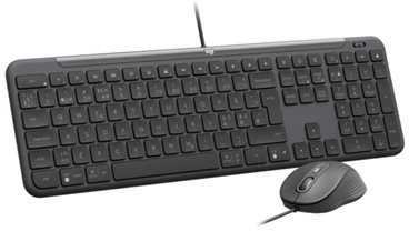 Klaviatūra LOGITECH su laidu COMBO MK620 verslui - GRAPHITE - PAN - USB - NORDIC-613 - USB-C MK620B