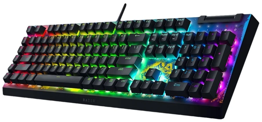 Razer BlackWidow V4 X - Fortnite Edition klaviatūra Gaming USB US English Juodas