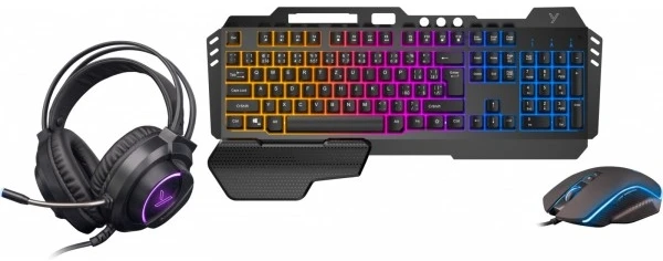Klaviatūra YGS 01 Rinkinys žaidimams 3 in 1 INFERNO YENKEE