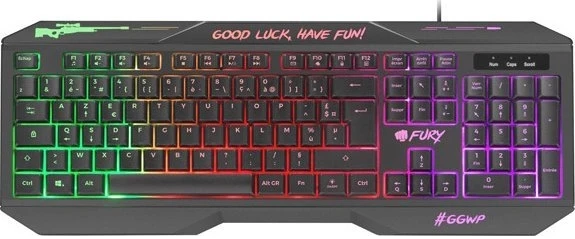 Klaviatūra FURY HELLFIRE 2 FR GAMING KLAVIATŪROS FONINIO ŠVIETIMO ŽAIDIMAI