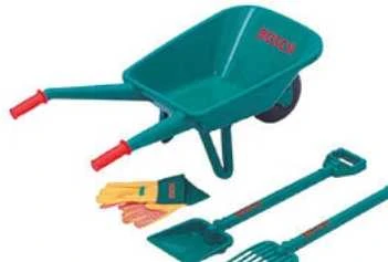 Bosch sodininko rinkinys su Klein karučiu
