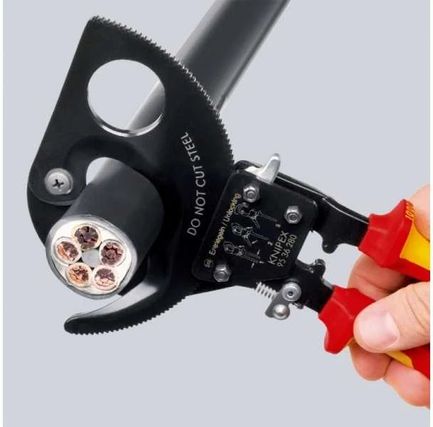 Terkšlinės kabelio žirklės 280mm KNIPEX 9536