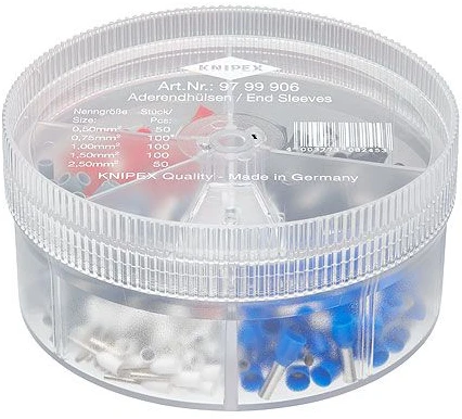 KNIPEX asortimento izoliuoti vielos antgaliai
