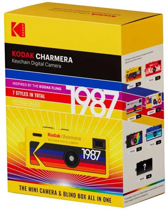 Kodak Charmera raktų pakabukas skaitmeniniams fotoaparatams žaliuzių dėžutė