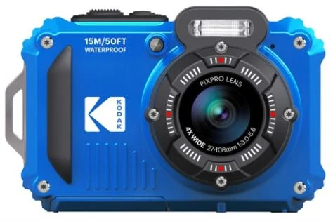 Skaitmeninė kamera - Kodak Camera WPZ2 Digital Atsparus vandeniui Mėlyna