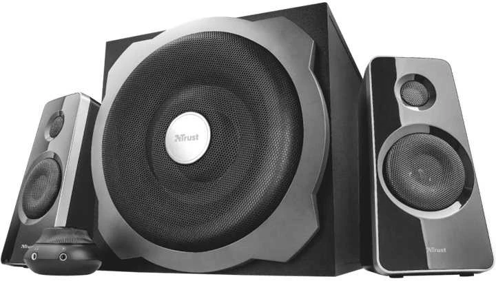 Kompiuterio kolonėlės Kolonėlės Trust Tytan 2.1 Subwoofer Juod
