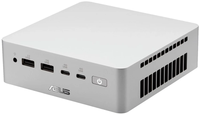 Komputer Asus Ascent QN10 QN10-VQ0008NN Copilot+ PC Snapdragon X2E-88-100 32 GB LPDDR5x-SDRAM 512 GB SSD Windows 11 Pro Mini PC Sidabrinė (90MS03E1-M00080)