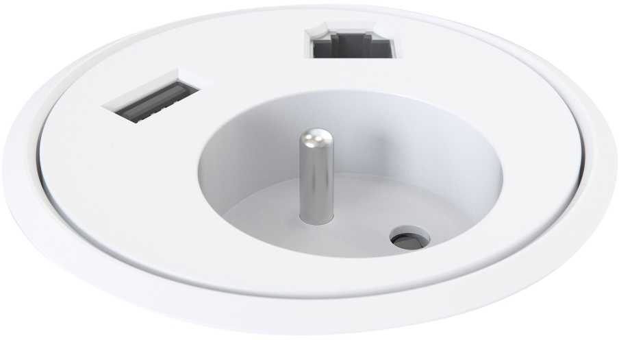 Kondator Kondator 935-PD32W rozdzielacz zasilania PDU 1 x gniazdo jungiama į tinklą Baltas