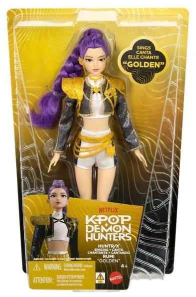 Mattel KPOP DEMON HUNTERS dainuojanti lėlė Rumi (JRN40)