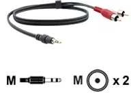 Kramer 3.5mm į RCA garso kabelis su jungčių schema