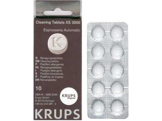 Valymo tabletės Krups espreso aparatui