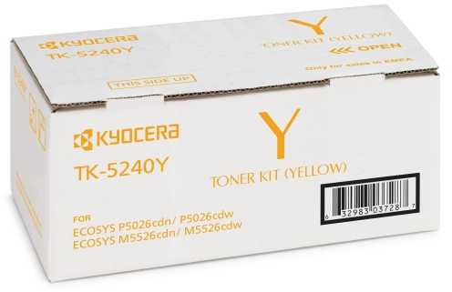 Toneris Kyocera KYOCERA TK-5240 tonerio kasetė 1 vnt. Originalus geltonas