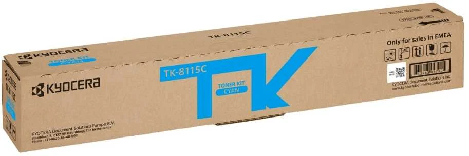 Kyocera TK-8115C (1T02P3CNL0) Lazerinė kasetė, Žydra
