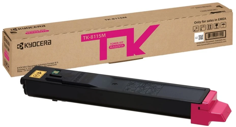 KYOCERA TK-8115M, 6000 puslapių, rausvai raudona, 1 vnt.
