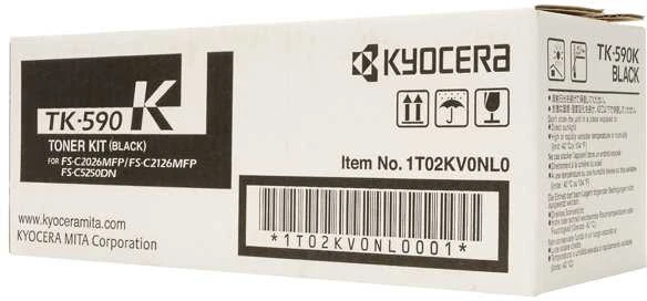 Kyocera TK-590 (1T02KV0NL0), juoda kasetė lazeriniams spausdintuvams, 7000 psl.