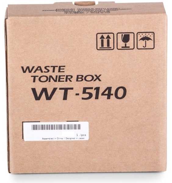 Kyocera WT-5140 panaudotų tonerių buteliukai (302NR93150), 1 vnt. pakuotė, skirta M6030cdn, M6530cdn, M6535cidn, P6035cdn, P6130cdn, P7040cdn