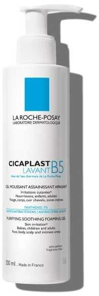 La Roche Posay Cicaplast Lavant B5 švelnus putuojantis veido ir kūno prausiklis, 200 ml