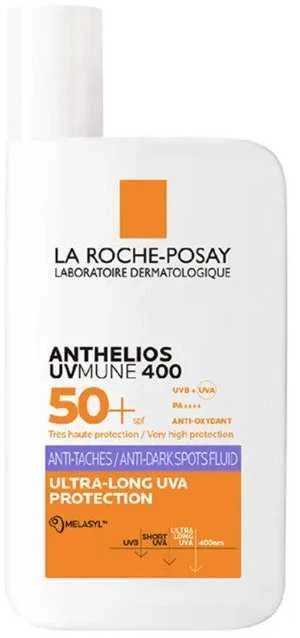 La Roche Posay Anthelios XL Anti-Shine Non-Perfumed Dry Touch Gel-Kreminis SPF 50+ apsauginis gelinis kremas jautriai veido odai, 50 ml