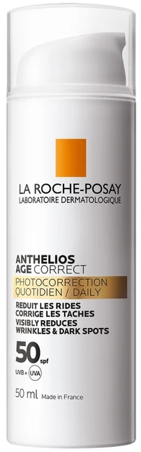 La Roche-Posay Anthelios Age Correct Daily Care SPF 50 kremas nuo saulės, 50 ml