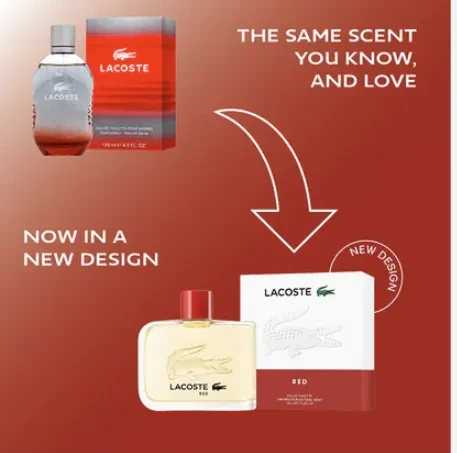 Kvepalai vyrams Lacoste Red EDT, 125 ml
