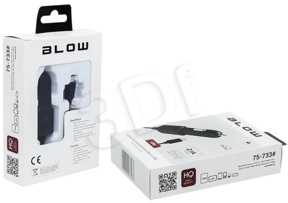 BLOW 75-733 BLOW Pats įkroviklis. 5V 2,1A 12-24V microUSB