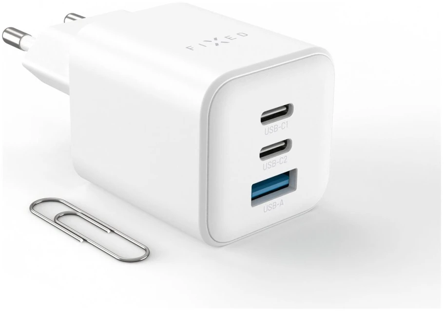 Fixed Įkroviklis fiksuotas Mini 1x USB-A 2x USB-C 3.25 A (FIXCG65M-2C1A-WH)
