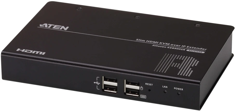 Konsolė KVM Aten Slim HDMI KVM over IP Extender (Receiver)