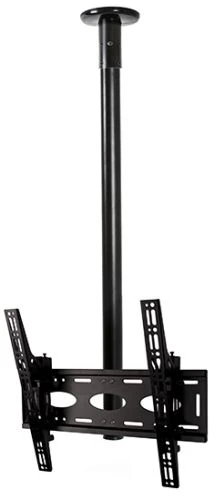 B-Tech Universalus plokščio ekrano lubų laikiklis su pakreipimu (VESA 400) – 1 m Ø50 mm stulpas, 165,1 cm (65"), 50 kg, metalas, chromuotas