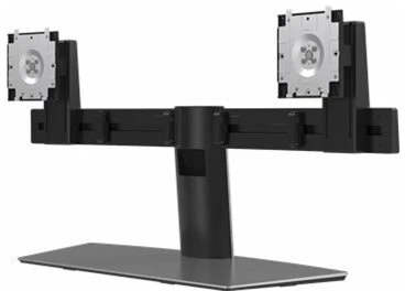 Laikiklis Dell dviejų monitorių stovas MDS19 - 6kg - 48,3 cm (19") - 68,6 cm (27") - 100 x 100 mm - aukščio reguliavimas - aliuminis - juoda (DELL-MDS19)