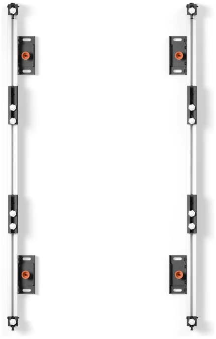 Laikiklis EDBAK ULS3337 Universali LED sistema 3 spintelėms 600 x 337,5 | Juodas