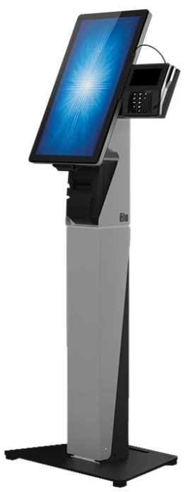 Laikiklis ELO Touchsystems Touch Wallaby savitarnos stendas ant stalo, suderinamas su 15 colių arba 22 colių „Android I-Series 4“ ir „Eps“