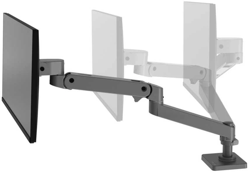 ERT Ergotron LX Pro Series 45-682-293 monitoriaus laikiklis arba stovas 86,4 cm (34″) Stalas Tamsiai Pilka