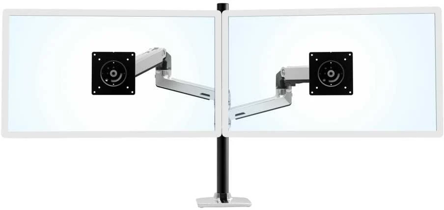 Laikiklis Ergotron - LX Dviguba Stacking Arm, Tall Pole - poliruotas aliuminis