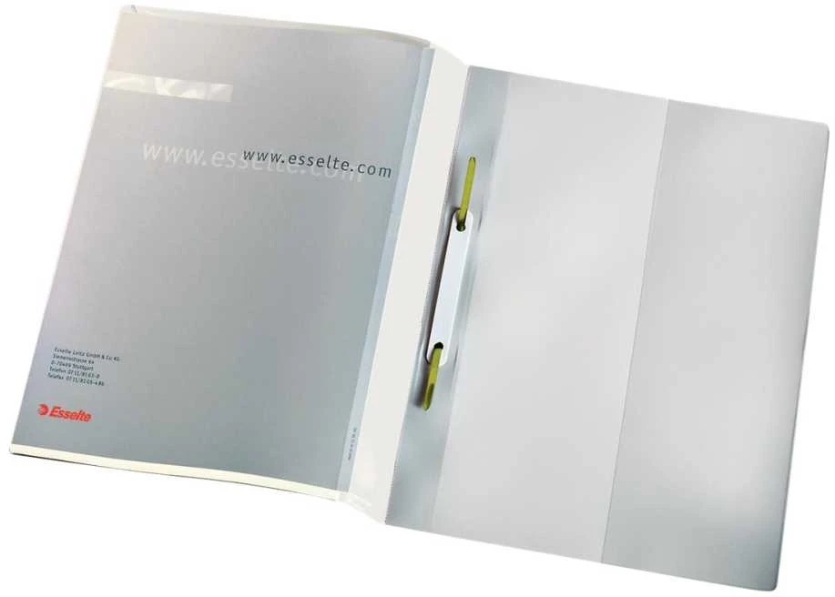 Atsivertas permatomas Esselte PVC segtuvas
