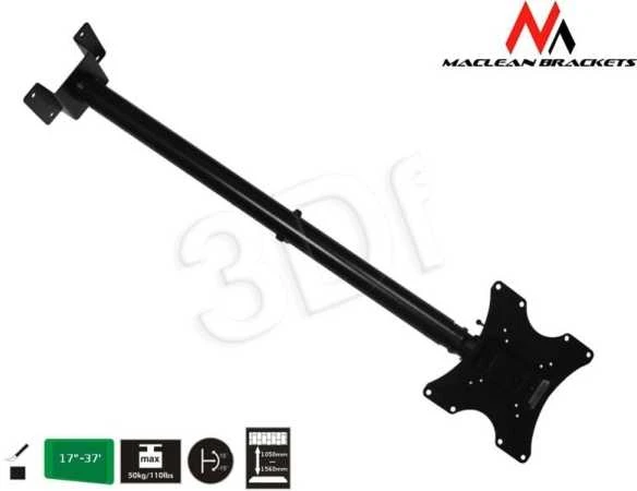 Maclean MC-580 aukštos kokybės mobiliojo televizoriaus LCD / LED ekranų laikiklis