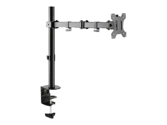 Maclean MC-753N LCD monitorius stalinis laikiklis 17-32" 9kg VESA 75x75 100x100 Vienos rankos ištiesiamas reguliuojamas
