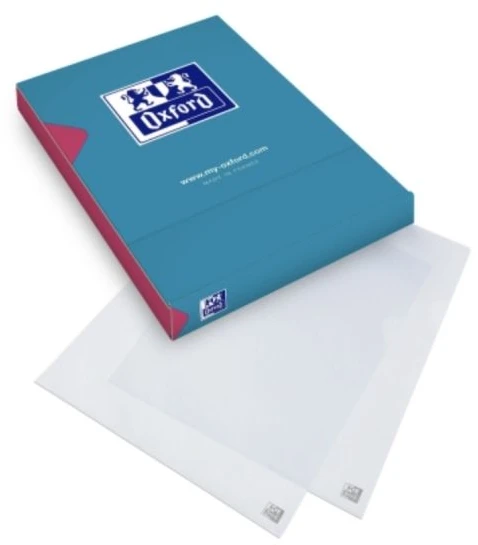 Laikiklis Oxford 400005475, Vokas-segtuvas, A4, Polipropilenas (PP), Mėlyna, Gulsčia/Stačia, 25 lapai