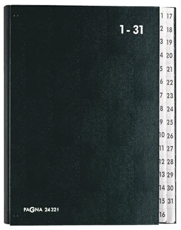 Laikiklis Pagna 24321-04, juodas, A4, 265 mm, 40 mm, 340 mm